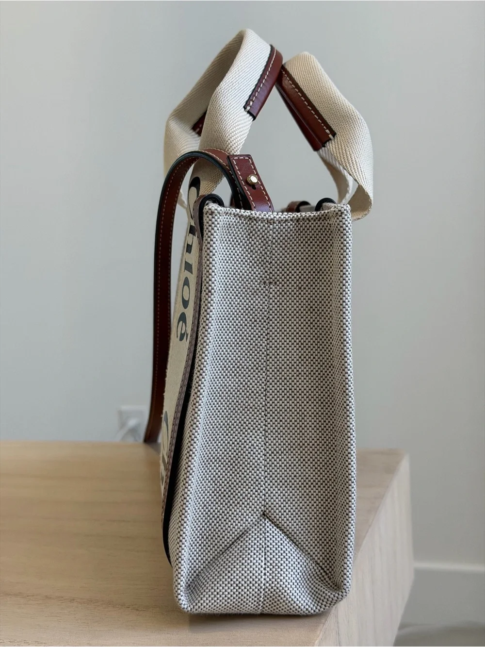 Chloe canvas tote